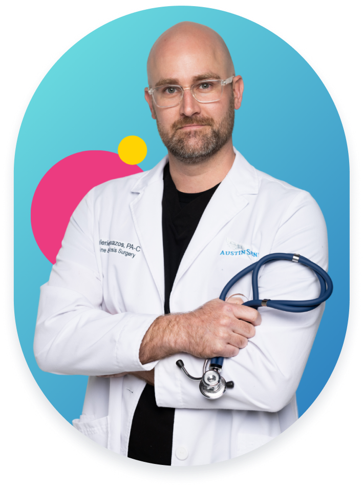 Medical professional with stethoscope